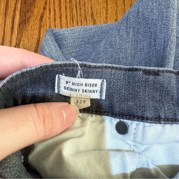 Madewell 9" High Riser Skinny Skinny Jeans Size 32T - Picture 3 of 5